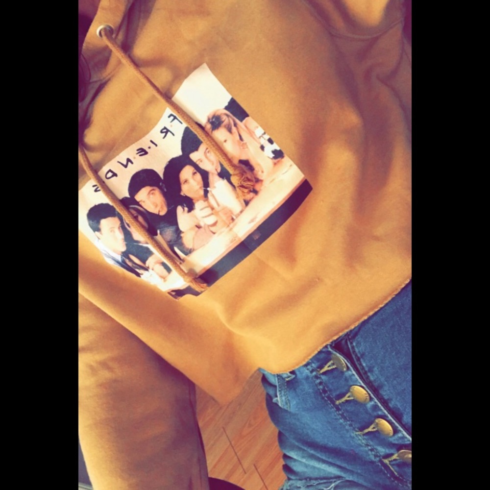 Friends crop sweater
